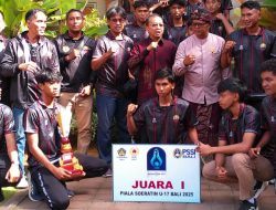 Padang Tegal FC Wakili Bali di Piala Soeratin 2025, Gubernur Koster Beri Dukungan