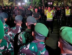 Polda Bali Bersama Pangdam IX/Udayana Laksanakan Patroli Gabungan Skala Besar Demi Menjaga Keamanan Pulau Bali