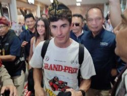 Para pembalap top motoGp dunia sudah tiba dan siap bertarung di sirkuit Balap Mandalika Lombok