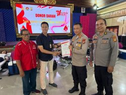 Ribuan Orang Partisipasi Donor Darah Serentak Hut Humas Polri Ke-74