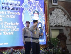 Kapolda Bali Pimpin Upacara Kenaikan Pangkat 1.261 Personel