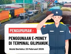 per Akhir Februari 2026, Pelabuhan Gilimanuk terapkan sistem E-Money