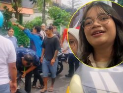 Wanita Muda pemberani korban penjambretan gagalkan penjambret  dengan menabrak motor pelaku