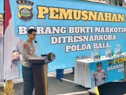 Polda Bali Musnahkan BB Narkoba Bernilai Capai 23,5 Miliar Rupiah