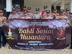 Siswa SIP Angkatan 55 T.A 2026 Polda Bali Gelar Bakti Sosial di Panti Asuhan Muslimin Sukabumi