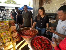 Sidak Pasar, Upaya Satgas Pangan Polda Bali menjamin Ketersedian Stock dan Harga Stabilnya 14 Bapokting untuk Masyarakat