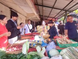 Stabilkan Harga Bapokting, Satgas Saber Pangan Polda Bali Sidak di Pasar Kreneng Denpasar