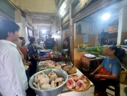 Jaga Daya Beli Masyarakat, Satgas Saber Pangan Polda Bali Awasi Harga di Pasar Kreneng