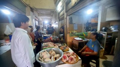 Jaga Daya Beli Masyarakat, Satgas Saber Pangan Polda Bali Awasi Harga di Pasar Kreneng