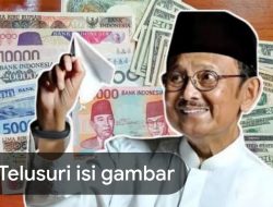 BJ HABIBIE pernah sukses selamatkan Rupiah ke Dolar dari 16.000 menjadi 6500