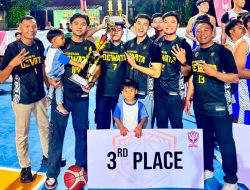 Tim Basket Bhayangkara Dewata Raih Juara III SPENSAKA Basketball Competition 3