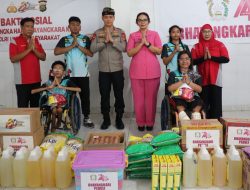 Langkah Kepedulian di Hari Bhayangkara ke-80, Kapolda Bali Berbagi dengan Warga dan Anak-anak YPAC Bali