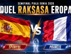 Spanyol sukses membawa tiket ke Final Piala 🏆 Dunia 2026 setelah sukses kalahkan Perancis dengan skor 2-0