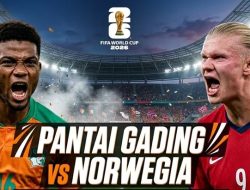 Norwegia akhirnya berhasil lolos ke 16 besar World cup 2026 setelah tundukkan Pantai Gading 2-1 melalui gol penentu Erling Harland dimenit akhir babak ke 2.