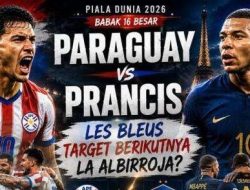 Perancis melangkah ke perempat final  setelah singkirkan Paraguay dengan 1-0