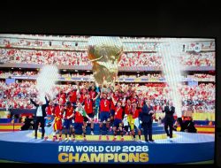 Tim MATADOR SPANYOL raih gelar JUARA DUNIA FIFA 2026 setelah gulingkan juara bertahan (Tango )Argentina dengan skor 1-0 melalui perpanjangan waktu