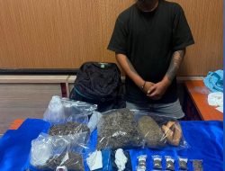 POLDA BALI UNGKAP PEREDARAN GANJA 1,6 KG DAN SABU 102 GRAM DI JIMBARAN